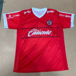 Club Tijuana Xolos Home Red Tescate Football Soccer Jersey Size L