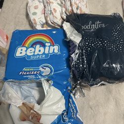 Opned bags of diapers total 55 counts Pick up near Tully and Monterey Rd SJ CA 95112