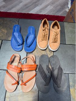 Various shoes and sandals