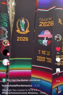 Estolas de graduación variedad