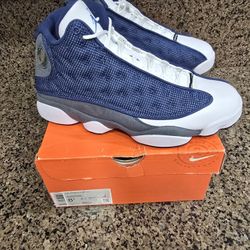 Brand New DS Nike Air Jordan 13 Flint Blue Retro Men's Size 8.5 (2020)