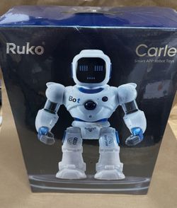 Ruko Carle 1088 Smart Robot for Kids, Large Programmable RC Robots, Blue- SEALED