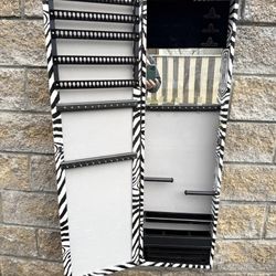 Over The Door Jewelry Organizer with Full Length Mirror