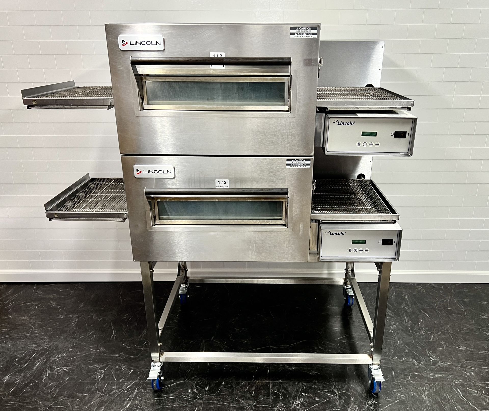 Lincoln Impinger 1116 Double Stack Conveyor Oven Pizza / Sandwich