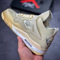 Jordan 4 Off White Sail 21