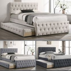 Fulltwin Beige Frenchi Double With Ortho Matres!!