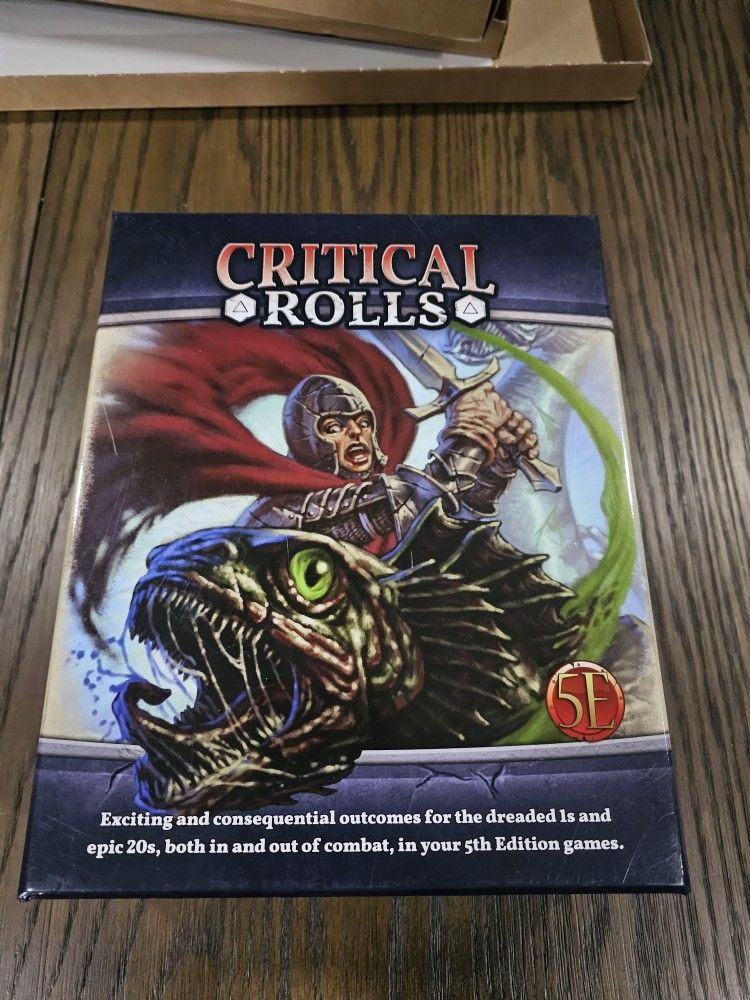 Critical Rolls: D&d 5e Decks