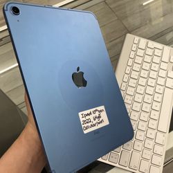 Looking For Cheap Like New Ipad, Blue iPad Gen 10 Cash Or $50 Down! 