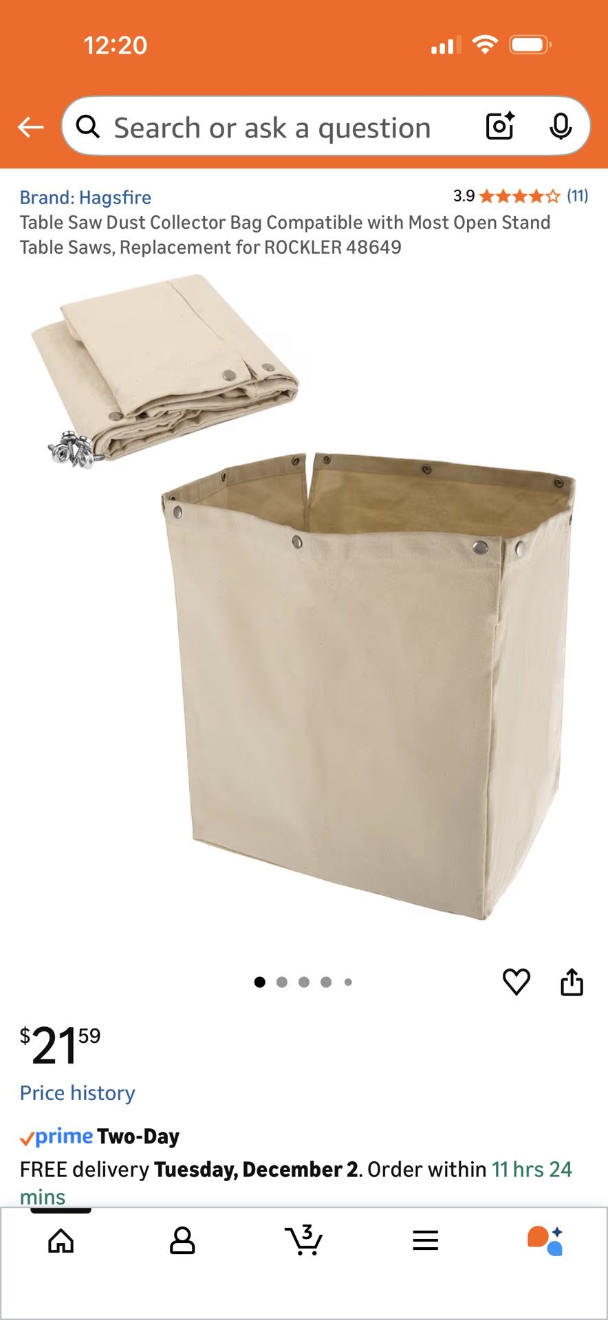 Table Saw Dust Collector FREE