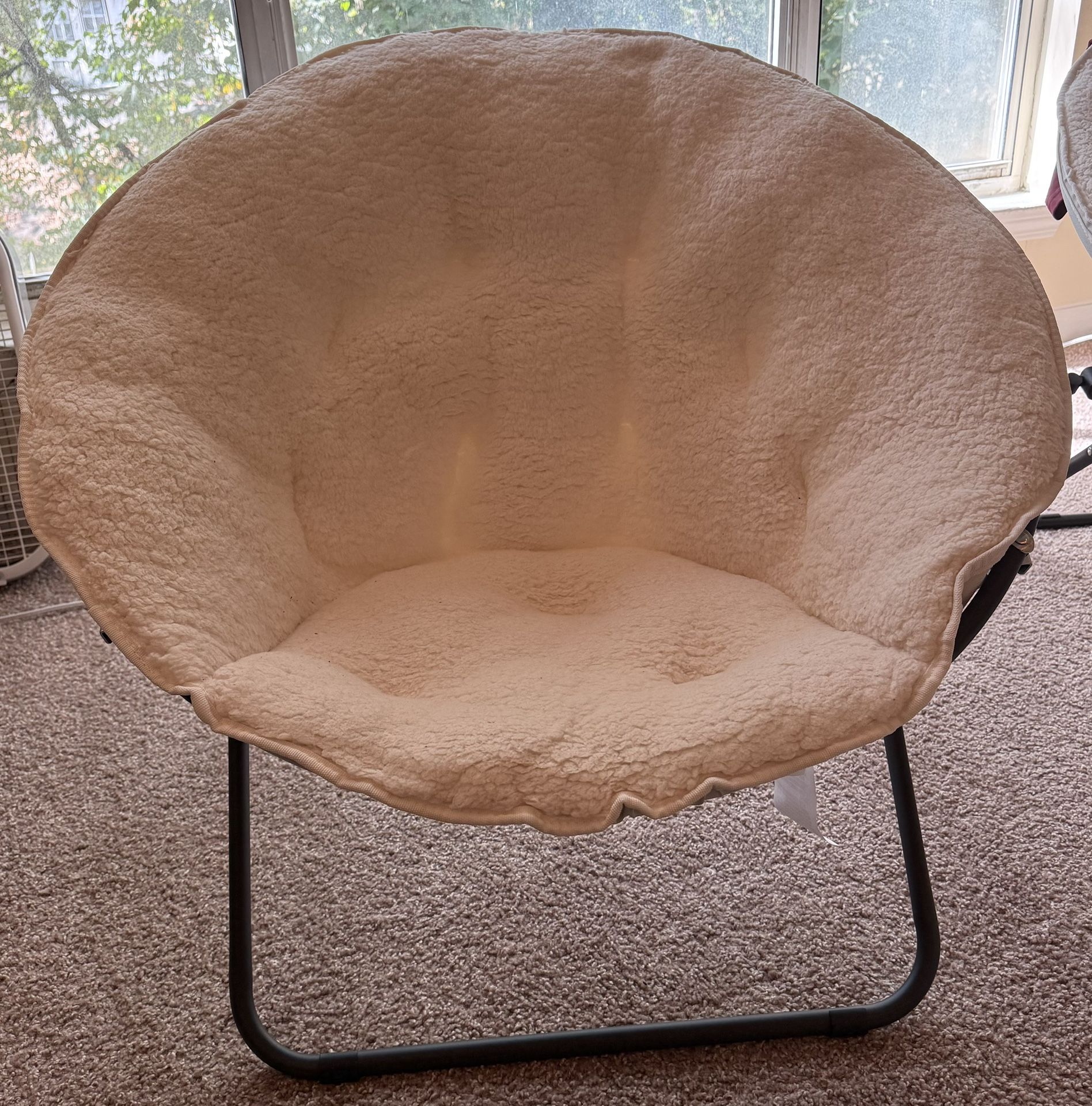 Soft White Circle Chairs