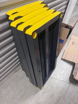 Plastic shelves