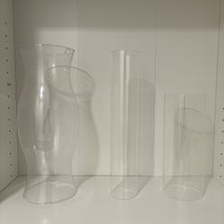 Glass Hurricane Candle Holder Sleeve 