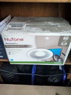 Bathroom vent fan with light