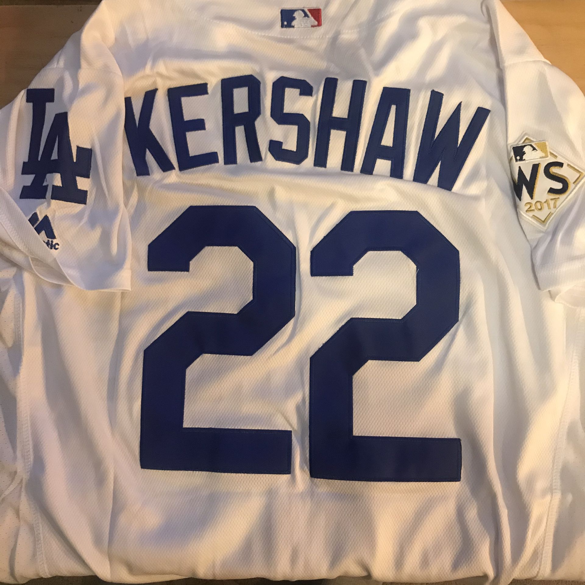 Kershaw jersey LA Dodgers WS baseball