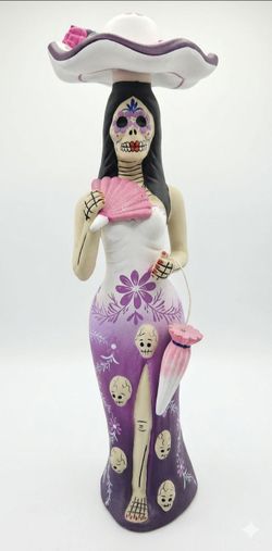 CERAMIC CATRINA FIGURINE