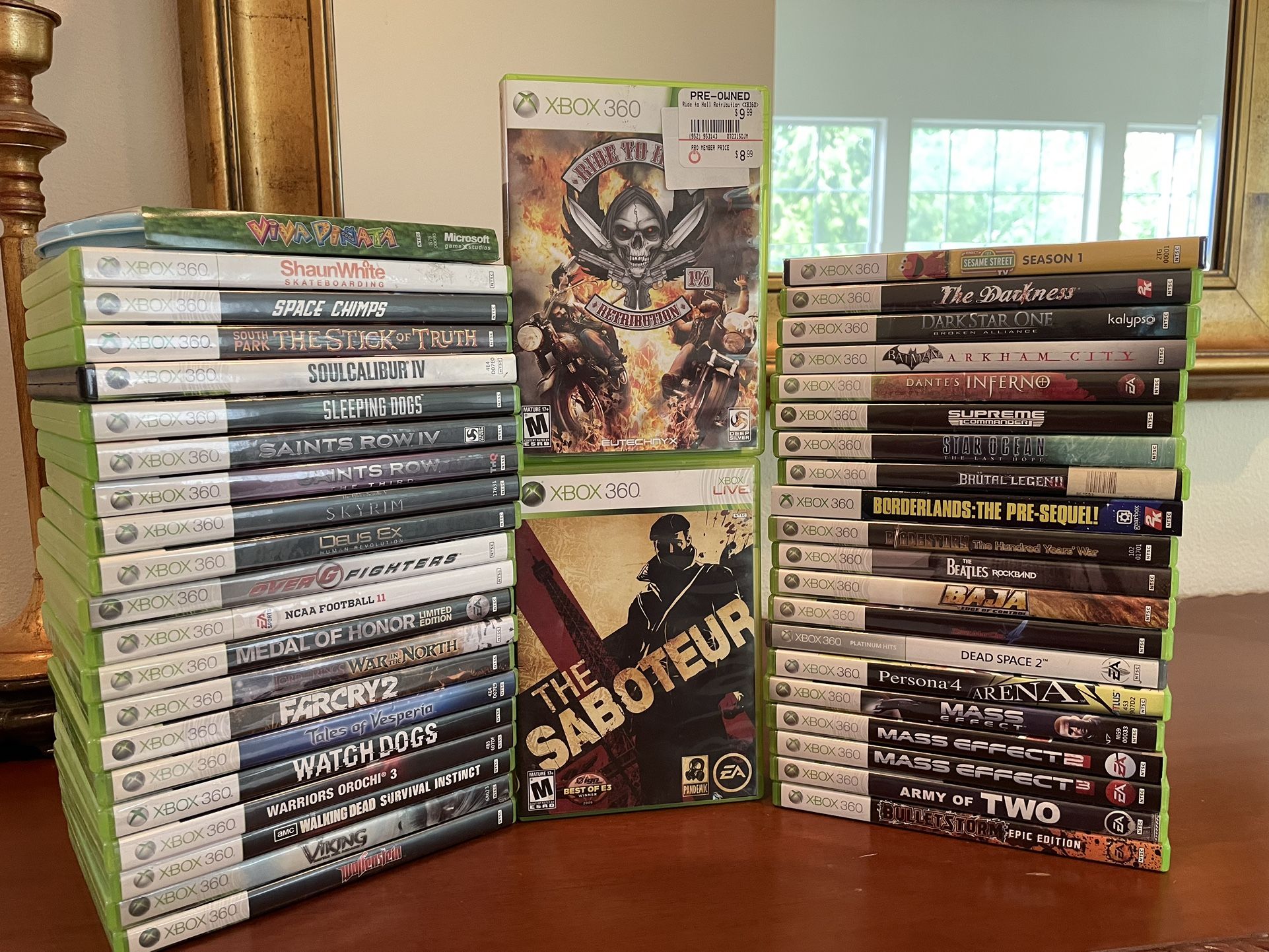 Xbox 360 Game Lot