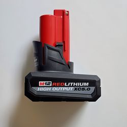 M12 5.0 HIGH OUTPUT BRAND NEW - MILWAUKEE