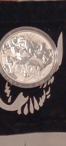 Venom silver coin 1 oz