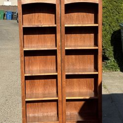 Wood Bookcases (2 Available)