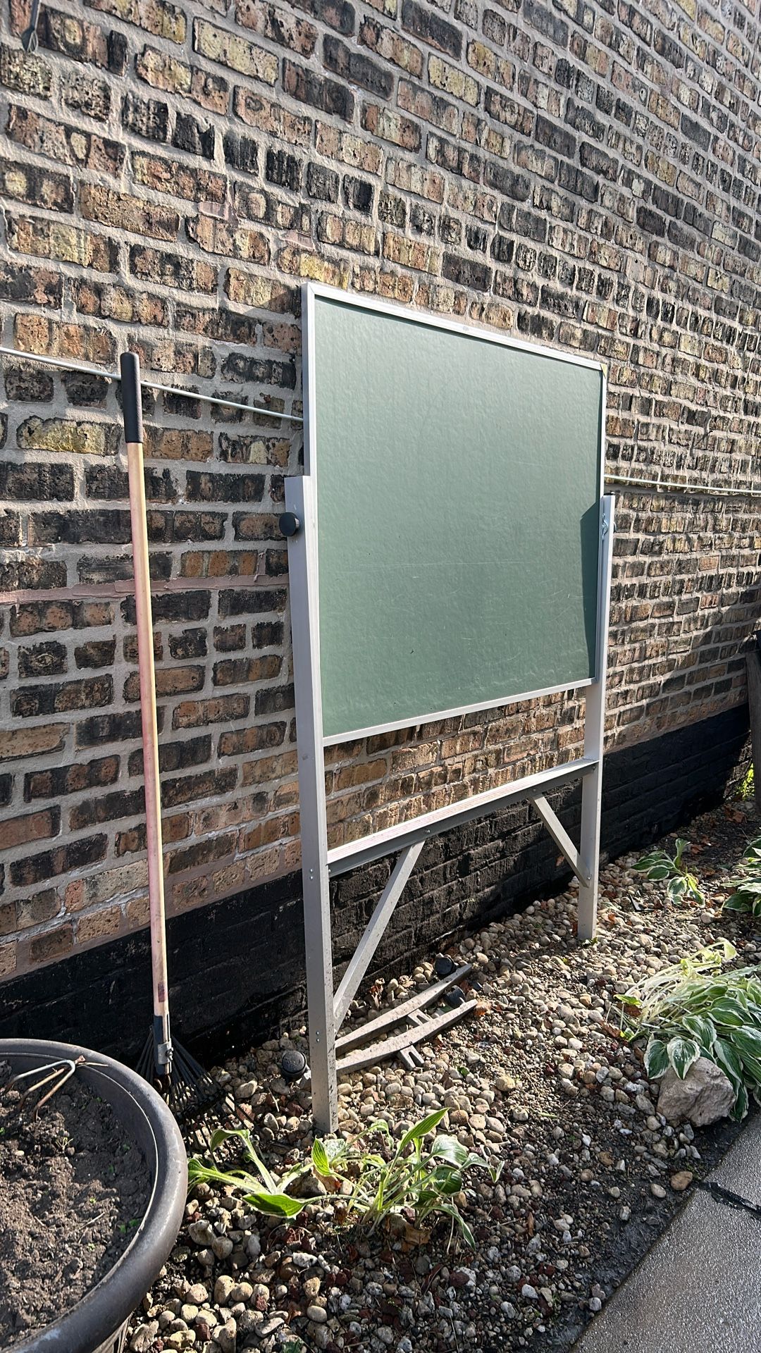 Used Double Sided Chalk Board