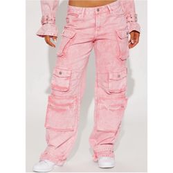 Fashion Nova- Cargo Jeans