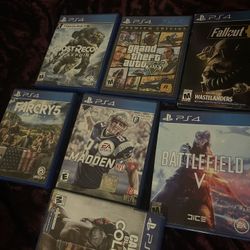 Ps4 With 4tb nd 8 Games 