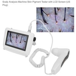 Skin Hair Analyzer, 5 Inch LCD Screen Digital Skin Diagnosis Scanner System Hair Analyzer