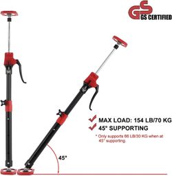 1 Piece Premium Steel Cabinet Install MEDIUM Support Rod 2-3.8ft Extension
