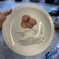 Peanut Butter Cookie Recipe Plate