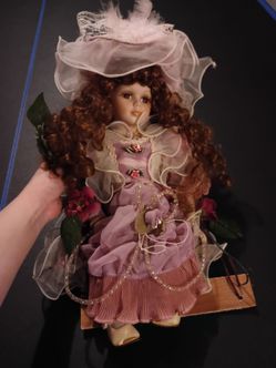 Vintage porcelain doll