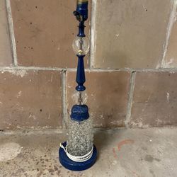 Vintage Glass Lamp Stand