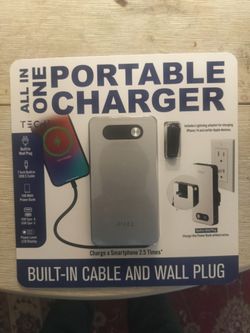 Tech2 All-in-One Portable Charger 10K mAh