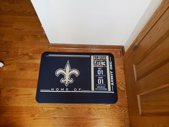 New Orleans Saints Floor Mat