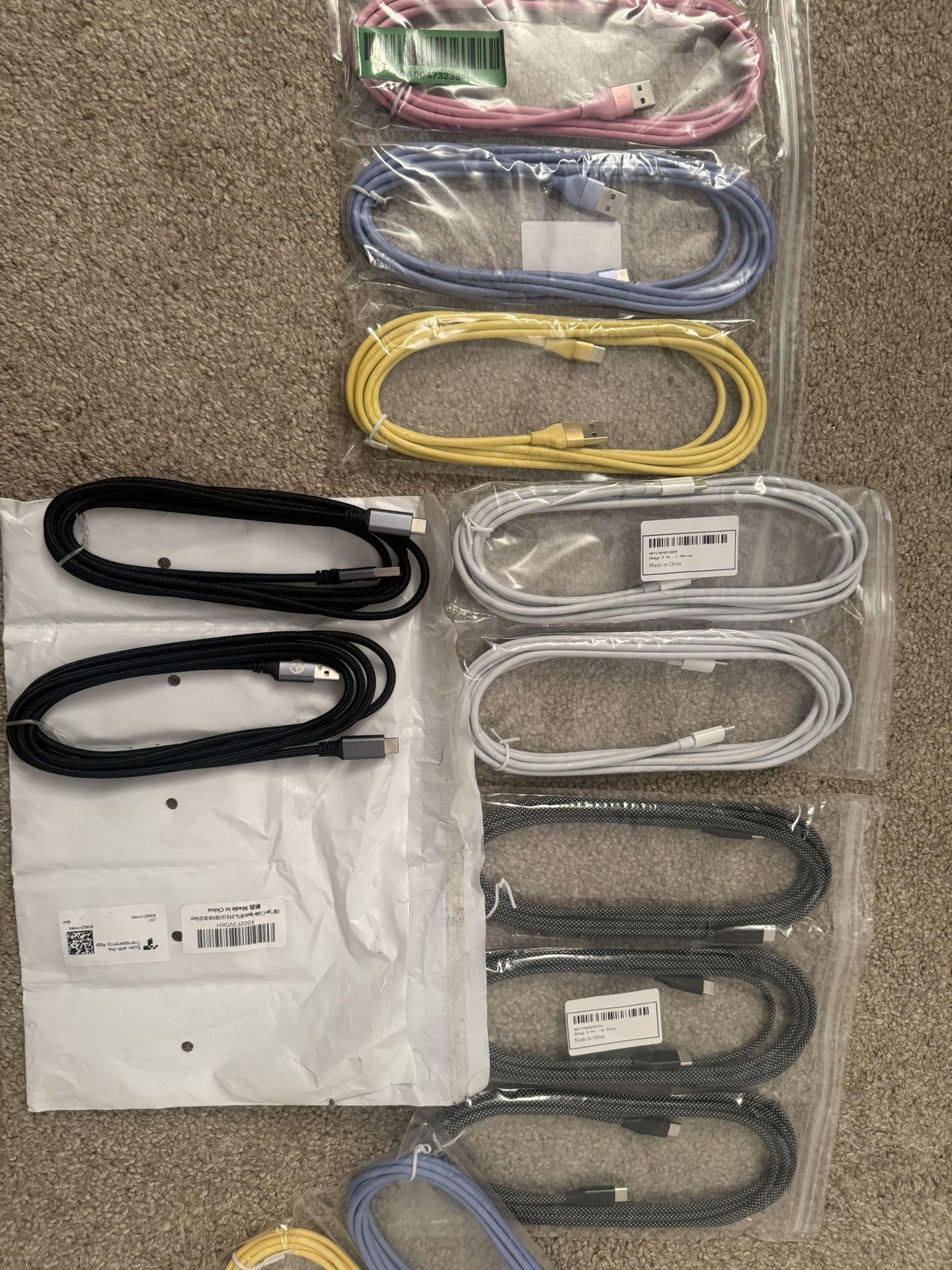 I Phone / Samsung Cables / Chargers / Fast Charging