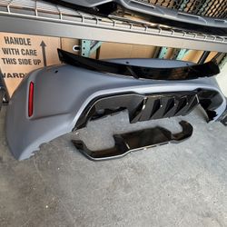 Fits 14-21 BMW F22 F23 2 Series M2 Style Rear Bumper Cover Conversion