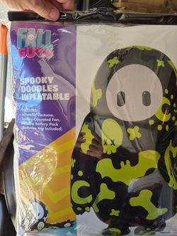 Spooky doodles inflatable costume