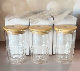 3oz glass snow globes shot glasses