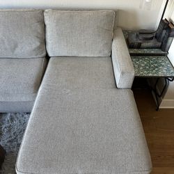  Henry set 14: Right arm chaise, left arm loveseat, twill, gravel color 