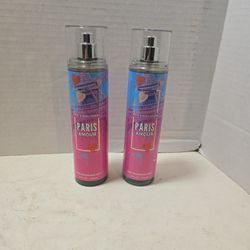 Bath And Body Works Paris Amour Mist 2 Bottles New