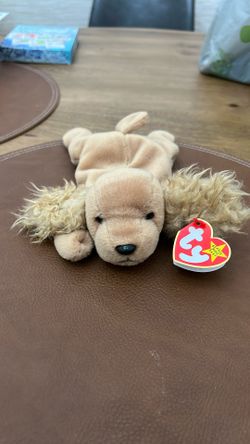 Ty Beanie Baby Spunky Cocker Spaniel 1997 Retired 