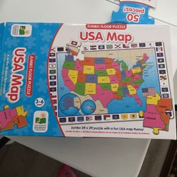 50 PCs USA Floor Puzzle