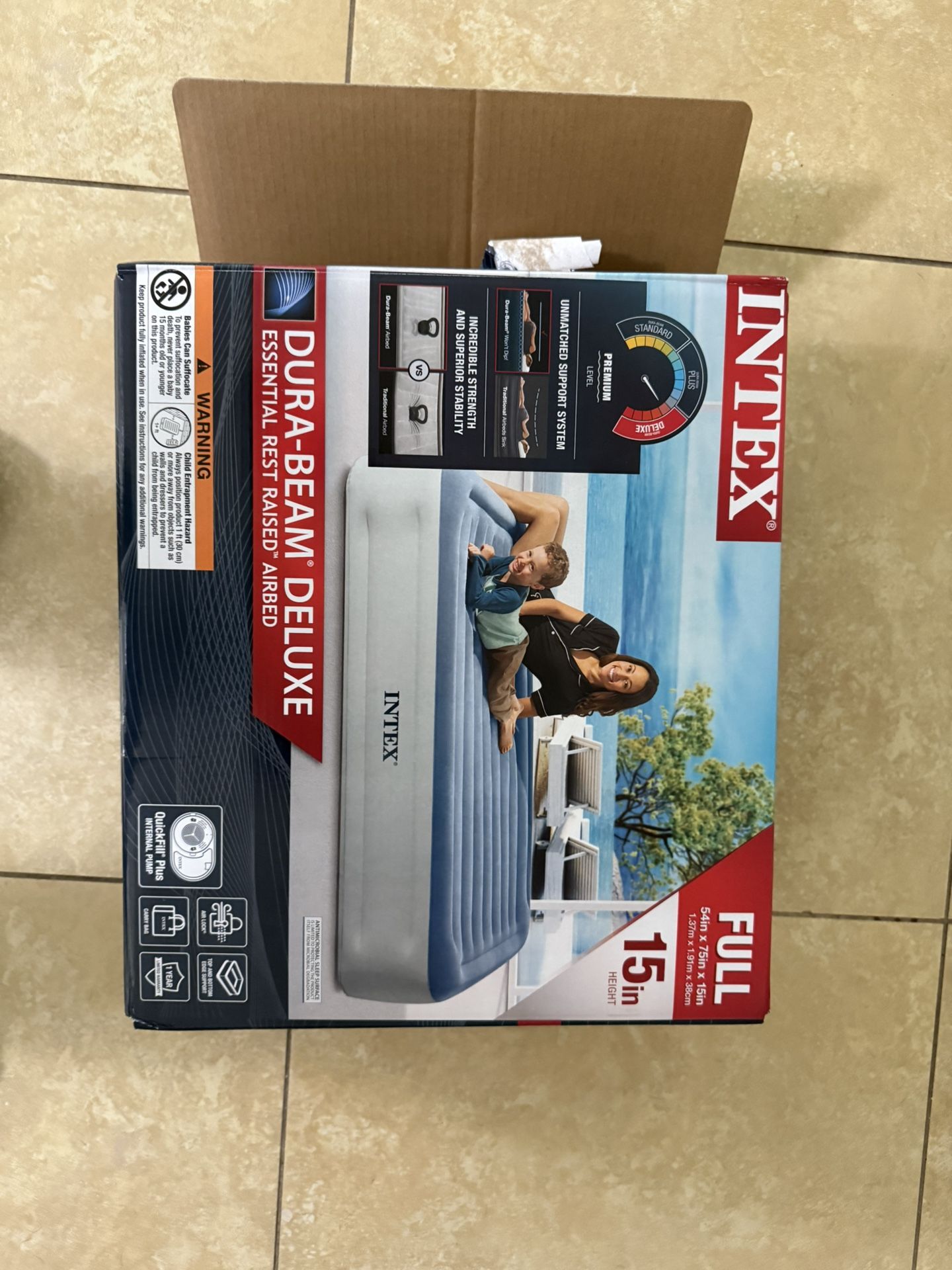 Intex 15” Dura Beam Air Matress