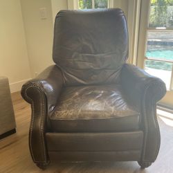 Hancock And Moore Leather Recliner