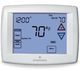 Touchscreen programmable thermostat