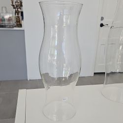 Clear Glass Hurricane Chimney Shade Candle