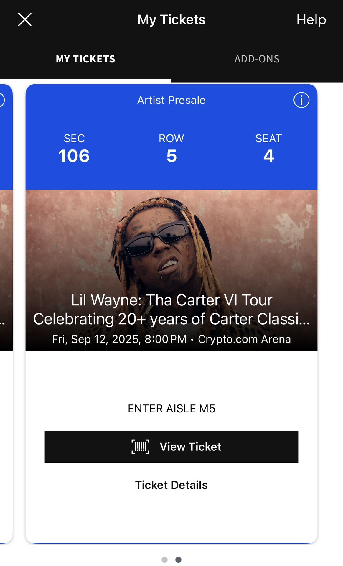 Lil Wayne 9/12/25 🔥 🔥🔥 Crypto Arena