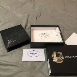Prada Wallet With Authentication Card