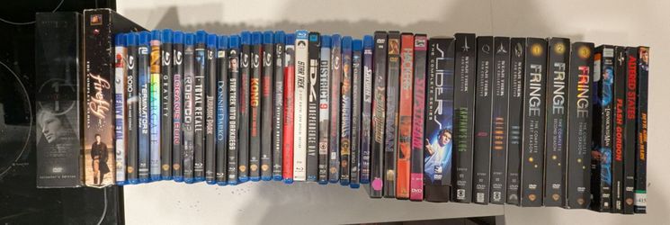 Huge Sci-Fi & Fantasy DVD Blu-ray Movie Collection