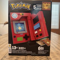 Pokémon Kanto Region Pokédex MEGA Building Set 322 pcs – New