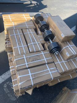 Adjustable Dumbbell Set - 52.5 lbs each (105lbs Total) NEW IN BOX!